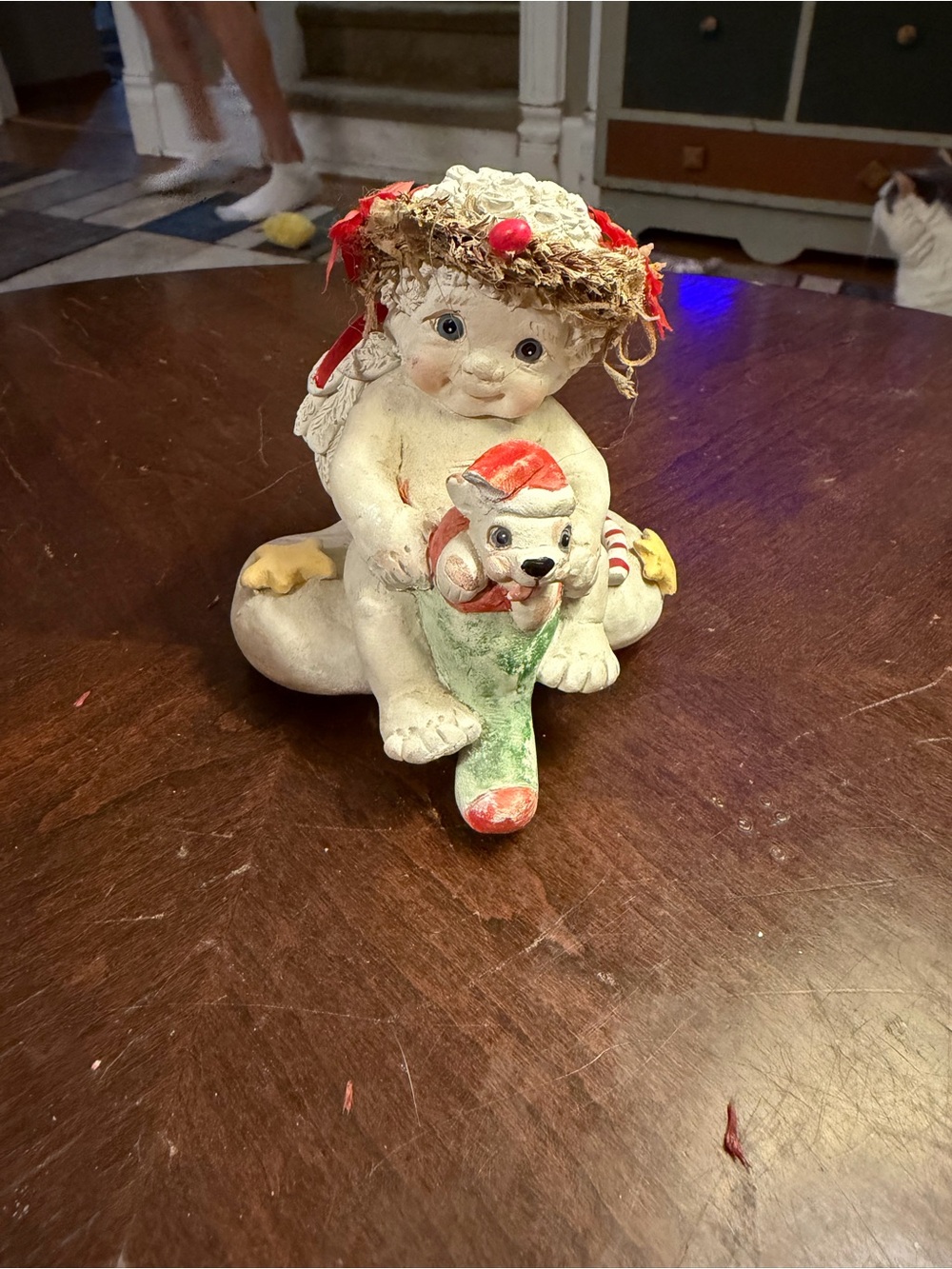 Dreamsicles “Stocking Holder Stocking” 1994 Signed Figurine